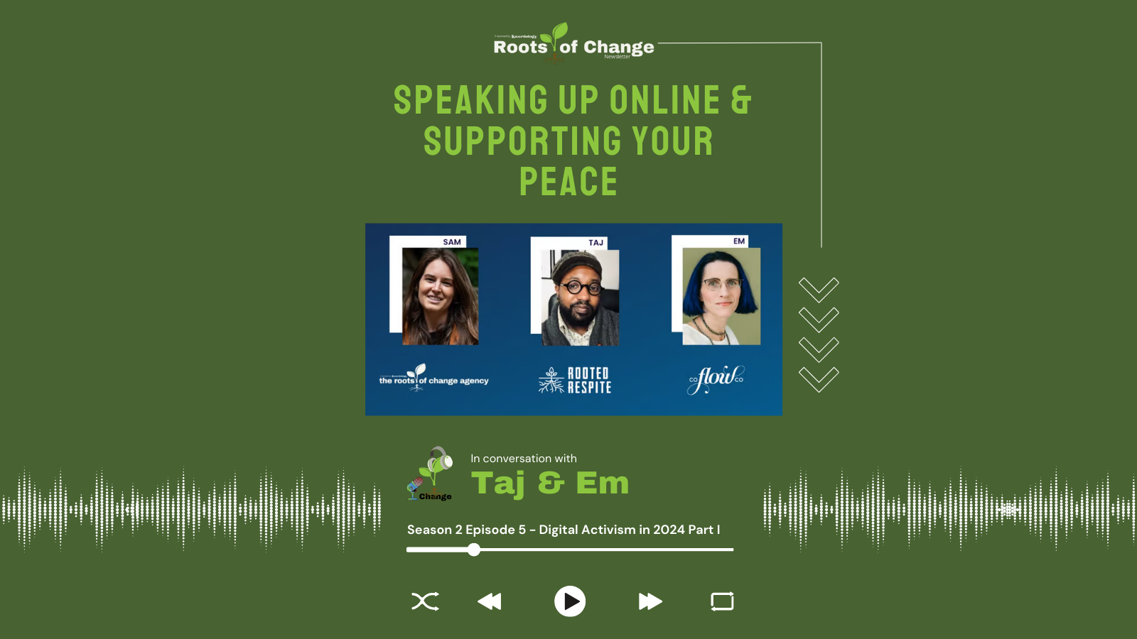 🎙 Speak Up Online & Support Your Peace with Taj & Em